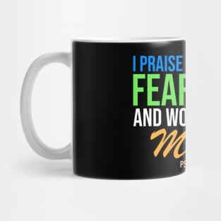 I Am Fearfully and Wonderfully Made Psalm 139:14 Christian Mug